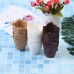 Ruisita 150 Pieces Mini Baking Cups Tulip Baking Cups Cupcake Liners Muffin Liners for Wedding, Birthday, Christmas, Baby Shower Parties (Brown, Natural, White)