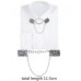 Ruisita 6 Pieces Retro Cardigan Clip Sweater Collar Clip Antique Flowers Pattern Shawl Clips Dresses Shawl Clip for Women Girls