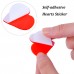 Ruisita 600 Pieces Foam Heart Stickers Self-adhesive Heart Shapes Stickers for Valentine's Day Decoration, Assorted Colors and Sizes
